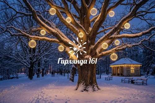 Украшение деревьев шарами